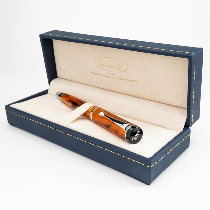 Conklin Duragraph Ballpoint Pen in Amber â€“ Luxury Writing Instrument with Warm Amber Finish, Best Gift for Professionals & Collectors - Image 2